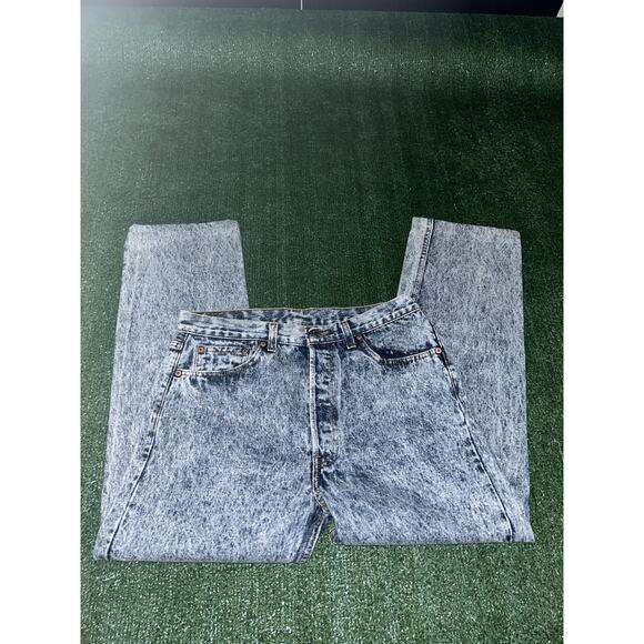 VTG 80’s-90s Levi’s 501 USA Denim Straight Button Fly Men's Jeans W34xL30 - Picture 3 of 8